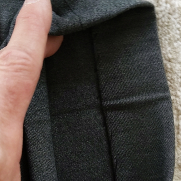 Express Editor Heathered Viscose Blend Trouser Pants 6 Gray - Picture 12 of 16